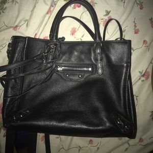 Authentic Women's Balenciaga Papier A6 Zip around handbag